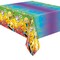 Rainbow Fun Emoji Rectangular Plastic Table Cover 54" x 84"